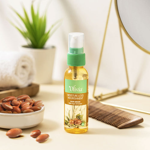 Moisture Lock Nourishment Hair Serum with Argan Oil Extract