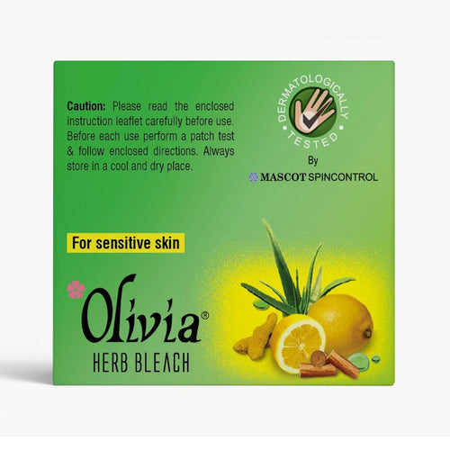 Herb Bleach for Sensitive Skin with Haldi, Chandan, Aloe Vera and Nimbu