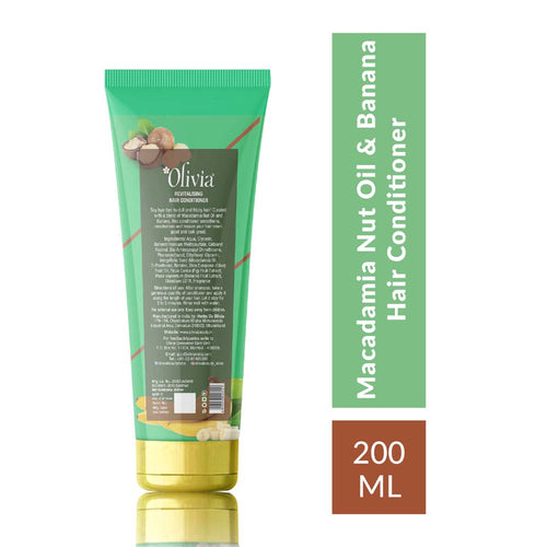 Revitalizing Hair Conditioner with Macadamia Oil & Banana Olivia Beauty