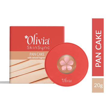 Buy Olivia Waterproof Pan Cake White Powder Makeup Concealer 25g Shade No.  20 shimmering Finish Online at Low Prices in India - Amazon.in