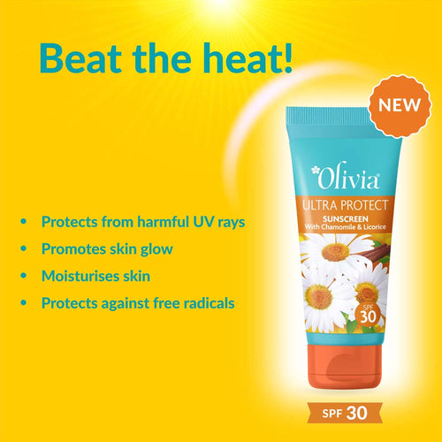 Ultra Protect Sunscreen with Chamomile and Licorice SPF30 Olivia Beauty