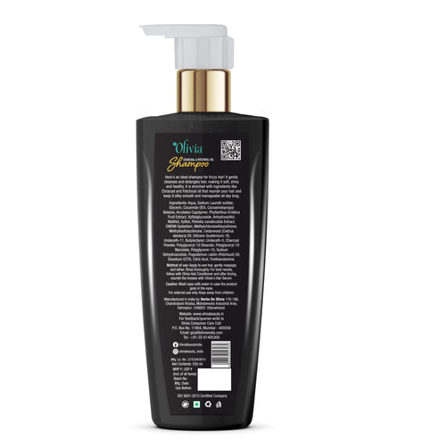 Frizz Resist Shampoo with Charcoal & Patchouli Oil | 200ml